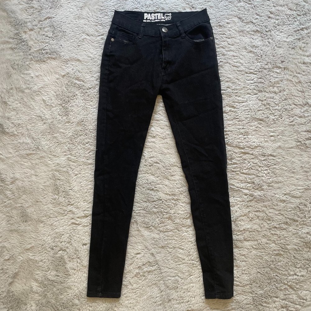 Pastel Black Women's Jeans